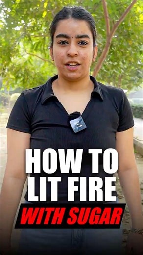 Making Fire with Powdered Sugar! 🔥