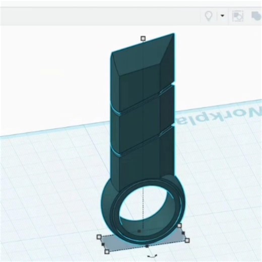 sci-fi blade fidget spinner in Tinkercad #digitalart #3dmodeling #timelapse