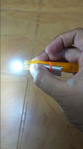How to make mechanical pencil lead pack made Lipo battery powered LED torch #diy