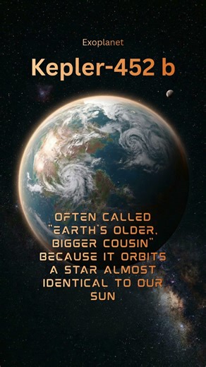 Celestial body of the day - Kepler 452b - #shorts #universe