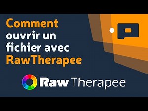 📷 Comment ouvrir un fichier avec RawTherapee