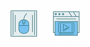Mouse and Video Player Icon