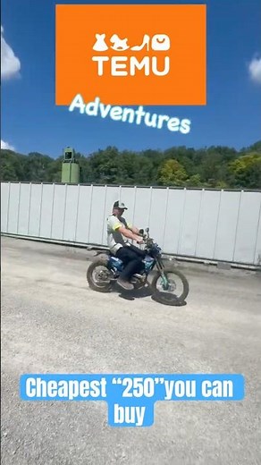 Temu dirtbike #dirtbike #motorcycle #motocross #temu #cheap #test #xpro #supermoto #motocross #moto