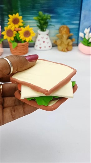 Real Sandwich or Clay? Tiny Sandwich Magic 🥪😍 #shorts