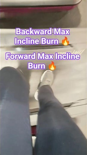 Backward & Forward Max Incline Warm-up ❤️ #cardio 🦾#exercise