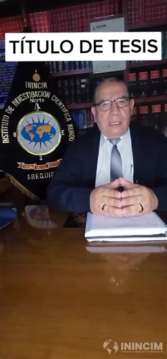 🎓📣SEGUNDA PARTE: ¿NO SABES CÓMO FORMULAR EL TÍTULO DE TU TESIS? 😱📝 En este video se explicó la ruta clara para construir un buen título ✅👇 💡 1) Elige un tema de interéspersonal.l 🙋‍♀️🙋‍♂️ 🧩 2) Identifica las variables 🔍📊 ➡️ Variable independiente (la causa) 📌 ⬅️ Variable dependiente (el efecto) 🎯 🧠 3) ¡Formula tu tema y conviértelo en un título sólido! 🏆📚 🚀 Si se necesitó asesoría o elaboración de tesis o artículo científico, ININCIM lo desarrolló con más de dos décadas de exper