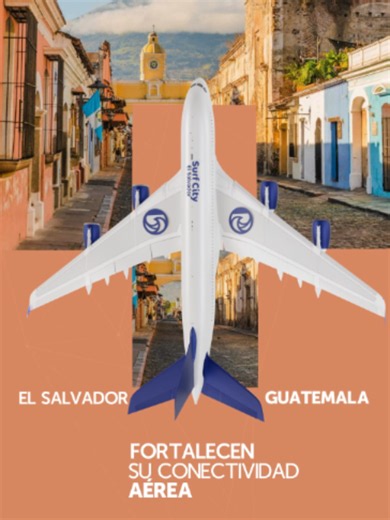 #NuevaRutaAérea | El Salvador y Guatemala fortalecen la integración regional con el inicio de operaciones de la nueva ruta aérea de Tag Airlines, que contará con cuatro frecuencias semanales para facilitar los viajes de turismo, negocios y reuniones familiares. Esta nueva conexión impulsa la movilidad y responde a la política de cielos abiertos promovida por el Gobierno del Presidente @nayibbukele. #SecretaríaDePrensa