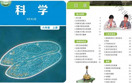 教科版 小学科学六年级上册 教学视频