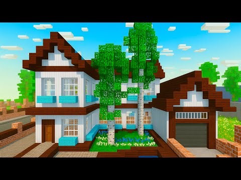“Cozy Modern Mansion Build Tutorial | party craft Dream House”