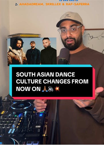 Punjabi, Pakistani & Global dance culture collide on this one 💥🔉 A big moment for pushing South Asian dance culture further forward. Gamechanger. Saw a video of Ben UFO playing it last weekend. If you told me at a Hessle Audio night back in 2012 that BUFO would be dropping punjabi riddms in the future at Corsica Studios I would have given your head a wobble. 2026 is off to a flyer with new music btw. @Ahadadream @Raf-Saperra @skrillex @DialledIn records 🔉 Ahadadream, Skrillex & Raf-Saperra - 