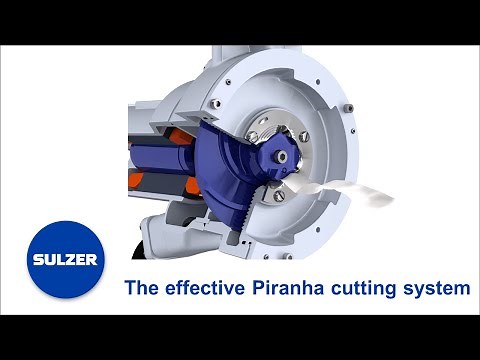 Piranha – the submersible grinder pump with cutting and shredding system for pressure sewers