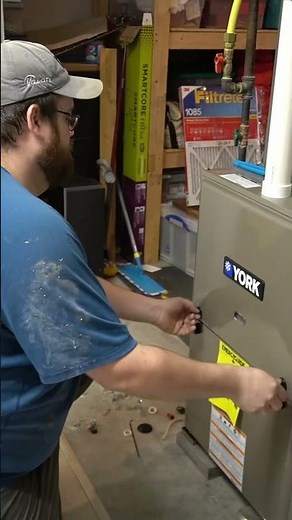 HOW TO INSTALL A BRAND NEW FURNACE #york #hvac #hvacmaintenance #hvactechnician #furnace #heating
