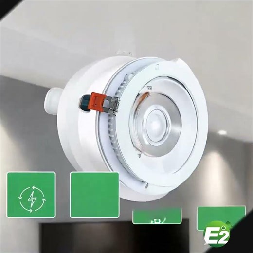 Slim emergency downlight with flicker-free output, 5CCT tunable, built for commercial installs.