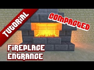 Minecraft Tutorial: Hidden fireplace entrance [Compacted]