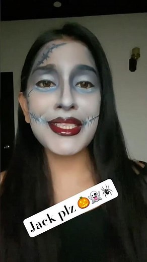Jack and Sally Nightmare Before Christmas Makeup Transformation | Halloween Look 2025 🎃