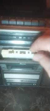 Vintage Sony Radio Tape Player Boom Box. Model No 3-5252 A. #shorts