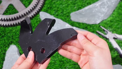 Moxweyeni 4 Pcs Stump Grinder Blades Replaces 120-1276, Four Blade Stump Grinder Blade Teeth for Tree