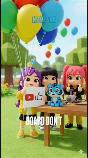 Derpy and the Exploding Balloon Stand 🎈💥 | Rumi, Mira & Zoey Go Wild! #roblox #shorts