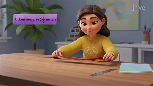 Converting Mixed Numbers to Improper Fractions - The Number System - JoVE K12