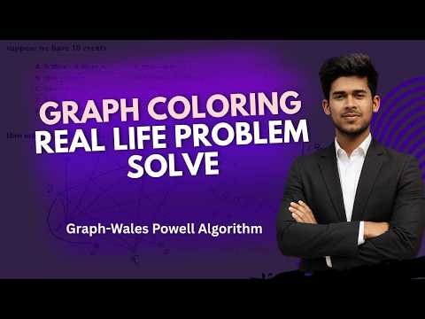 6. Graph Coloring Real Life Problem Solve | Wales Powell Algorithm | knowledge Engineering