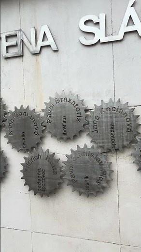 Záhorácka stena slávy- Senica