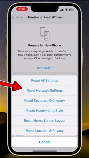 How to Reset Network Settings on iPhone