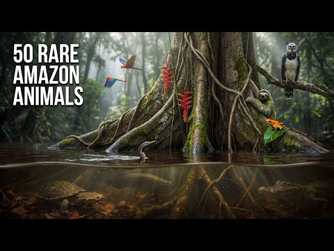 50 Rarest Creatures of the Amazon Rainforest | Wild & Wonderful Animals (4K)