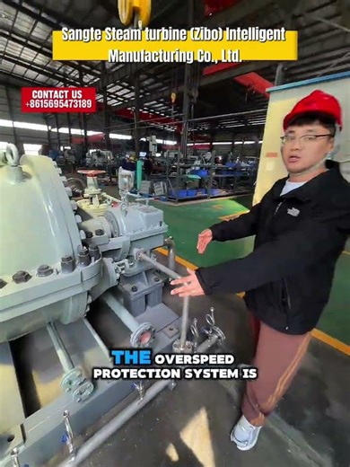 626 kW back-pressure steam turbine for water pump drive—compact, reliable, and easy to install,