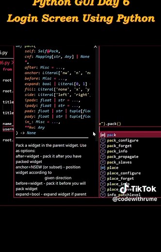 Create a Login Screen Using Python GUI
