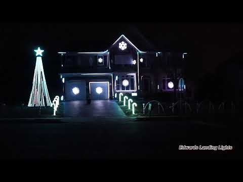 2019 Christmas Light Show - Carol of the Bells by Lindsey Stirling