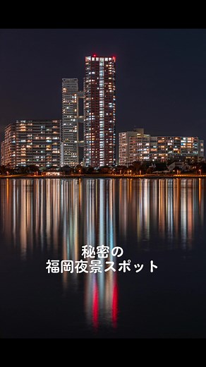 福岡の秘密の夜景スポット🌃 豊洲の夜景にそっくりかも🫢 #日本 #japan #福岡 #夜景 #九州 #絶景