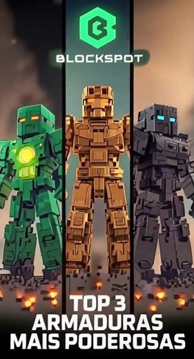 “BLOCKSPOT As 3 Armaduras Mais Poderosas Já Criadas ⚔️🔥”