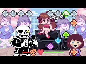 Friday Night Funking Week 6 BUT it's Sans and Frisk (HARD)