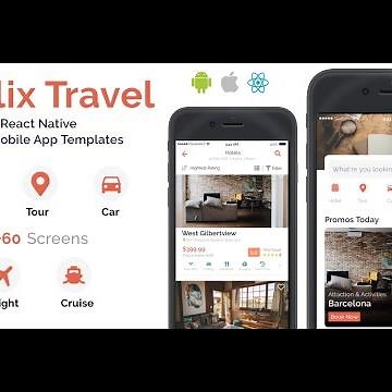 Felix Travel - React Native UI Kit for Booking System (Hotel, Tour, Car Rental, Flight, Cruise)