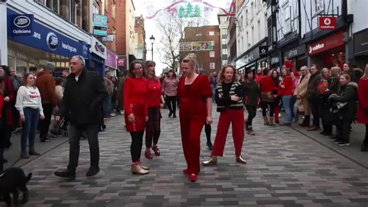Flashmob Dance Routine in Shrewsbury