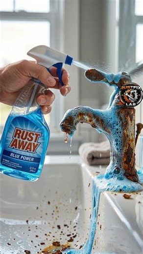 Satisfying Rust Removal on Water Faucet 🔥 From Rust to Shine #shorts #rustremoval #satisfying