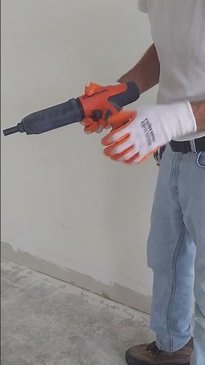 How to use a RAMSET Hammer Shot FOR BEGINNERS concrete nail gun #shorts #gun