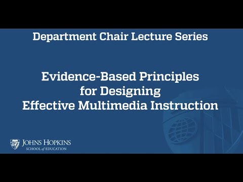 Evidence-Based Principles for Designing Effective Multimedia Instruction