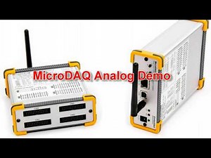MicroDAQ Real time sine wave generation & read sensor values