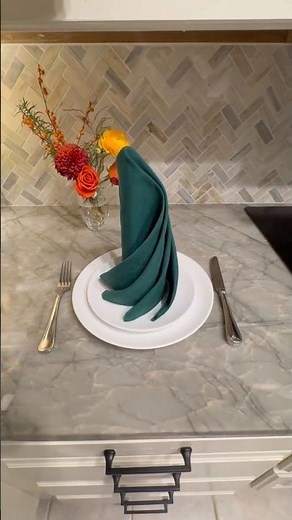 The Spiral Napkin Fold You’ll Want to Use Every Holiday