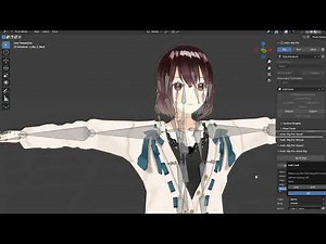 Vroid VRM with Autorig Pro blender 4.3.0
