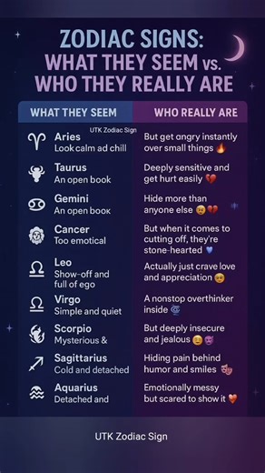 ZODIAC SIGNS: What They Show vs. What They’re Hiding (You’ll Be Shocked!) #ZodiacSecrets #AstrologyTruth #HiddenEmotions #ZodiacSignsRevealed #EmotionalZodiac #AstrologyChart #UTKZodiacSign #ZodiacPersonality #SpiritualAwareness #ZodiacDeepDive #WhatTheyHide #ZodiacSignsExplained #NoFilterZodiac | Zodiac Signs 'N Secrets