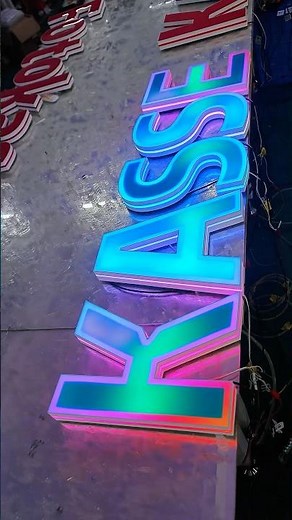 Eye-Catching Illuminated Business Signs -Custom LED Letters #signage #design #signagedesign #ledsign