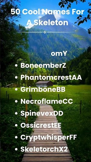 50 Cool Skeleton Names You’ll Actually Want to Use 💀🔥