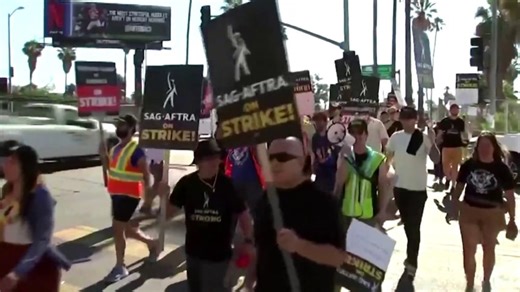 Hollywood actors join writers on strike, demanding higher pay and AI protections