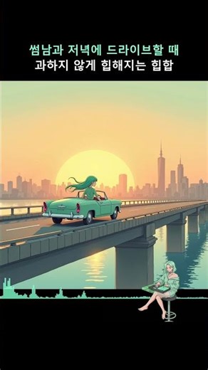 City Bridge Drive: Chill Hip-Hop Vibes for Your Sunset Ride | Under the Mint Sky