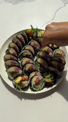 Delicious Kimbap Recipe by Seonkyoung Longest