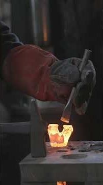 Hand-Forged Katana Pommel | Split Soul Katana Jujutsu Kaisen #jujutsukaisen #shorts #blacksmith