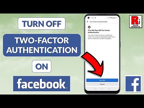 How to Turn Off Two-Factor Authentication on Facebook