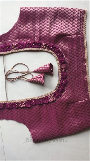 Latest model blouse neck design cutting and stitching #shorts